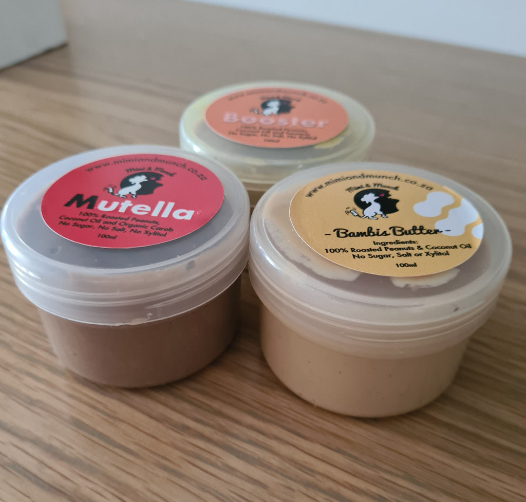 Peanut Butter Babies TRIO (3x 100ml Flavours) Mimi and Munch SA