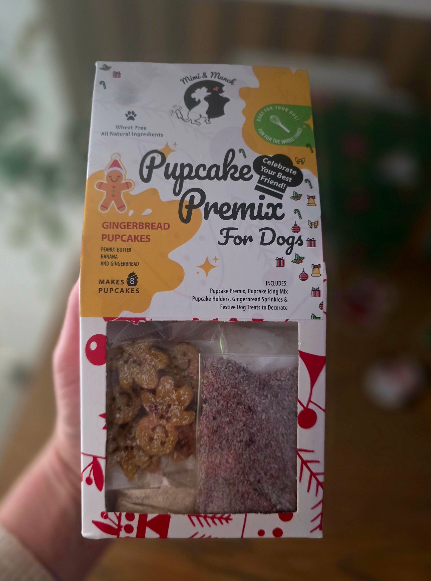 The Festive Gingerbread Pupcake Premix